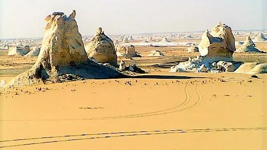 Safari trip in the new white desert Farafra Egypt travel booking.webp